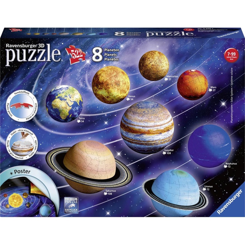 Ravensburger 3D Solar System 522pc Puzzle