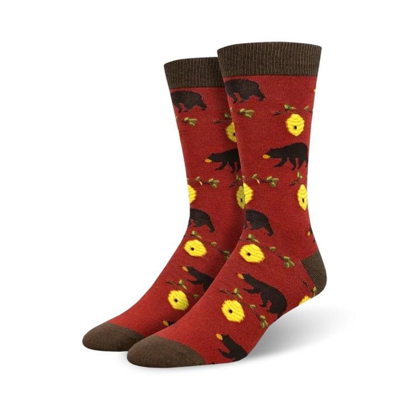 Socksmith Bears and Bees Socks – Red