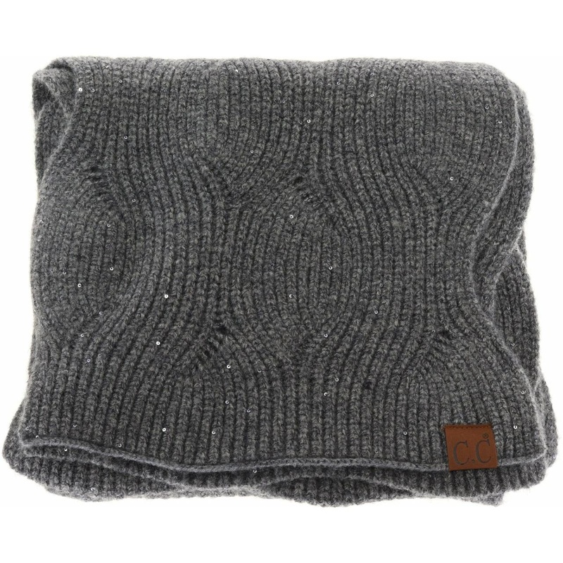 C.c. Beanie Brioche Cable Knit Scarf