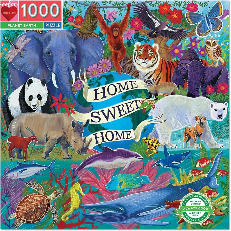Eeboo Planet Earth 1000pc Puzzle