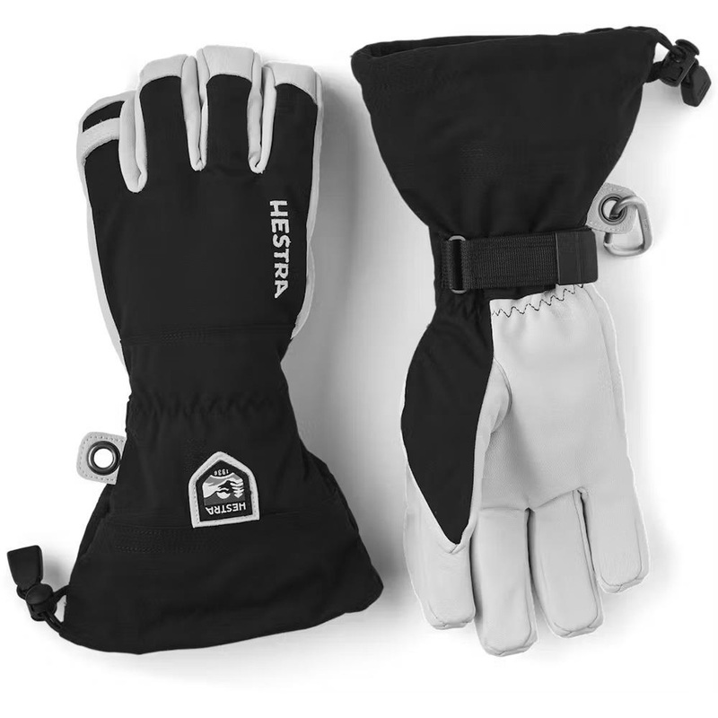 Hestra Army Leather Heli Ski – 5 finger – Black