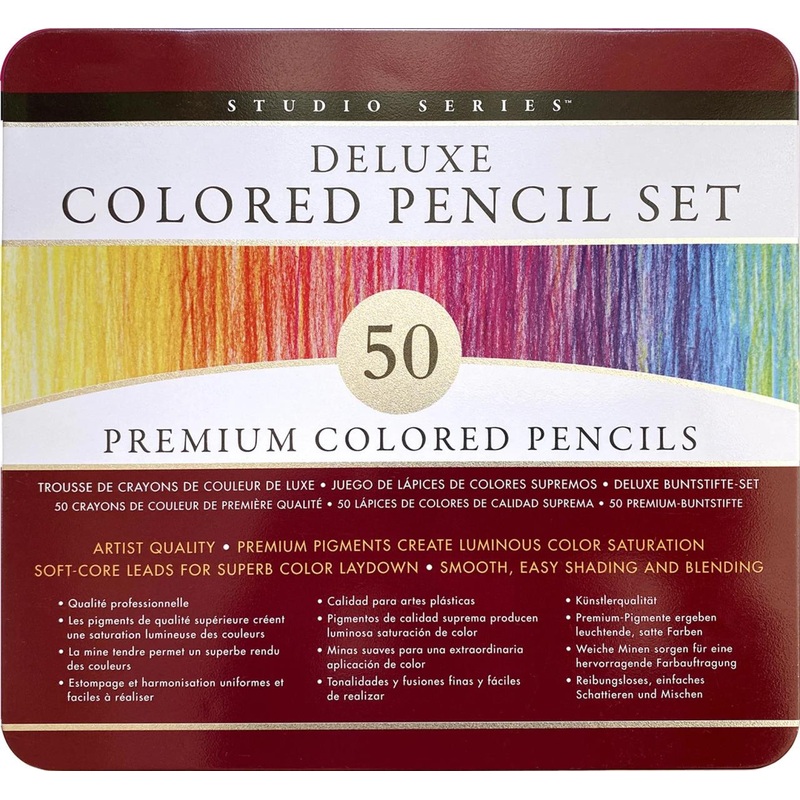 Peter Pauper Deluxe Colored Pencil Set