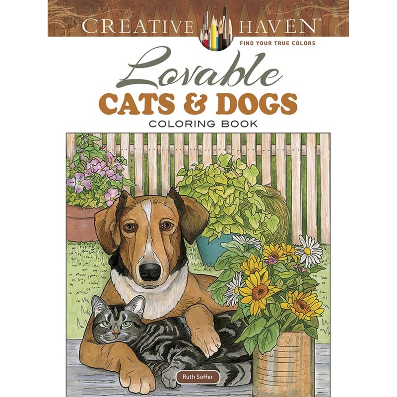 Dover Publications Cats And Dogs Coloring Book