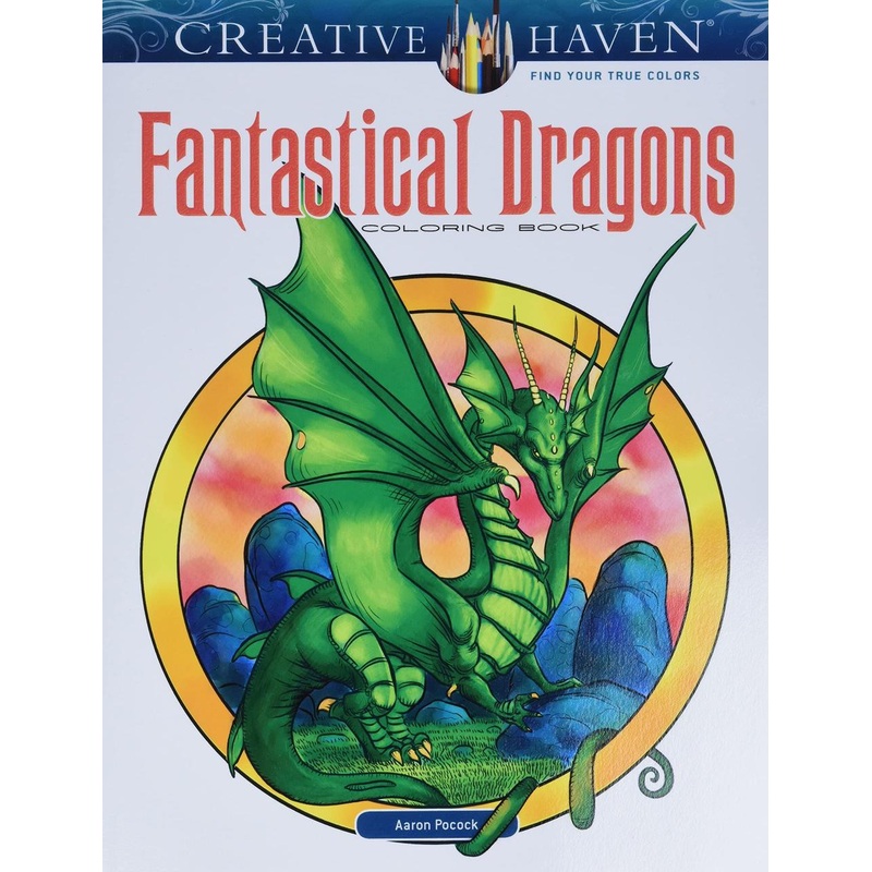 Dover Publications Fantiastical Dragons Coloring Book