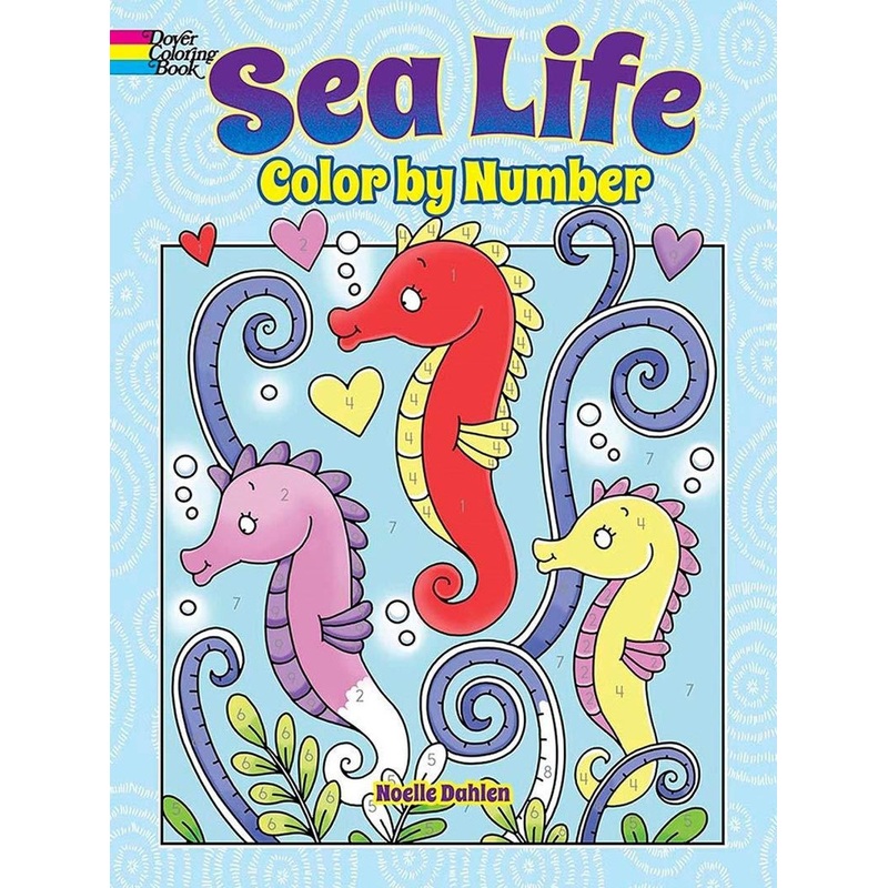 Dover Publications Sea Life Color By Number
