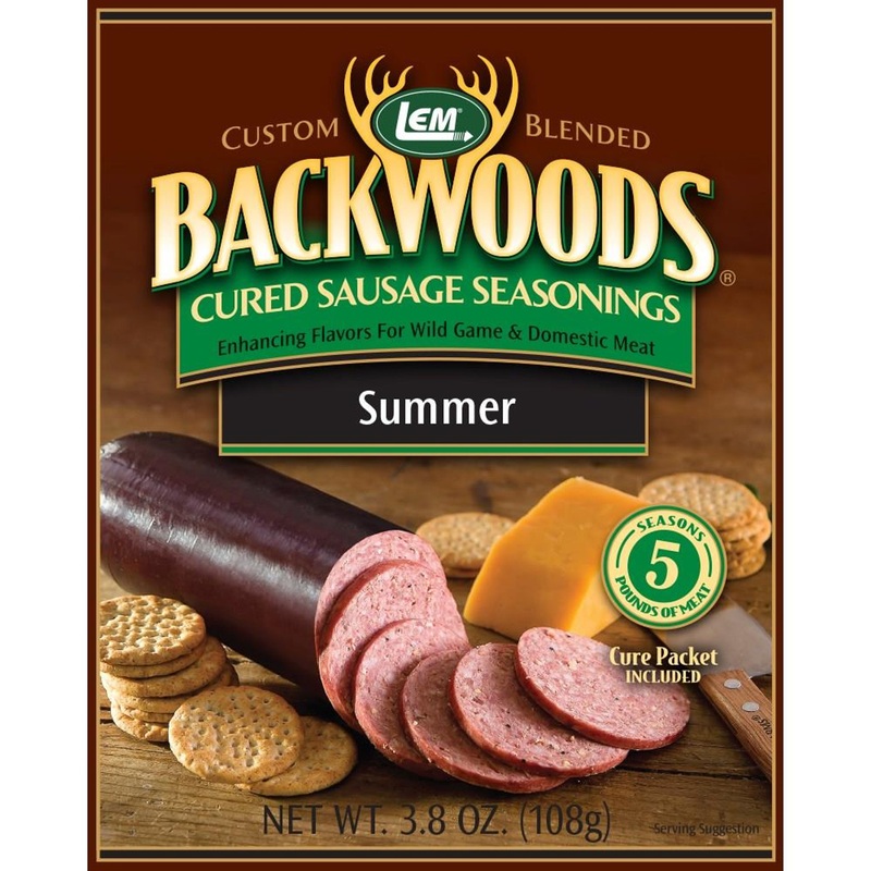 Lem Backwoods Summer Sausage Cured Sausage Seasoning – 5 lbs