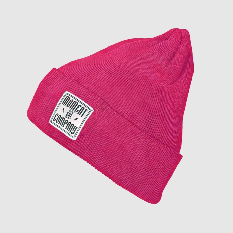 Moment Ski Mfg Watch Cap 3.0 – Neon Pink