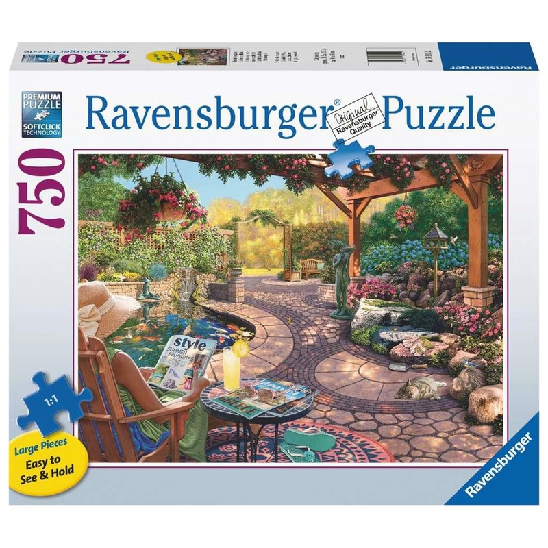 Ravensburger Cozy Backyard Bliss 750pc Puzzle