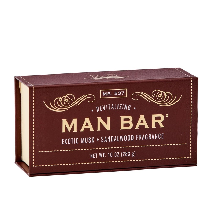 San Francisco Soap Company Man Bar Soap – Revitalizing Exotic Musk & Sandalwood