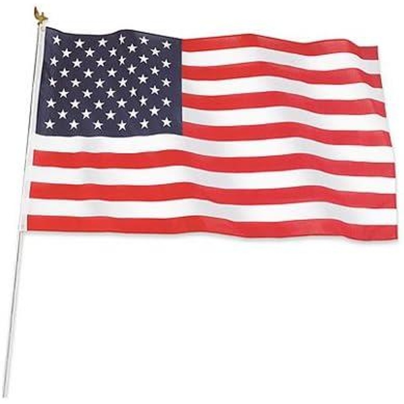 Annin U.S. Flag Kit – Polycotton, 3’x5′ with Metal Pole