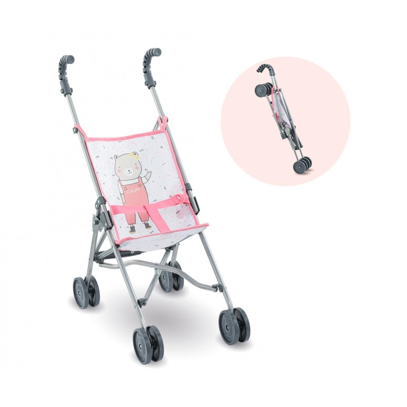 Corolle Pink Umbrella Stroller
