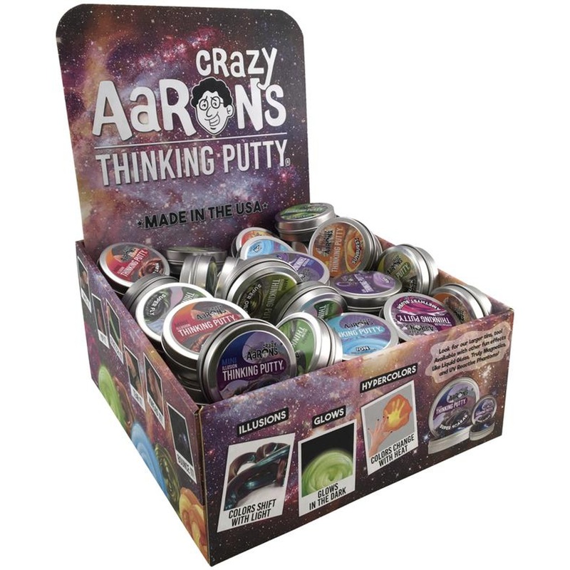 Crazy Aarons 2″ Tin Putty Assorted