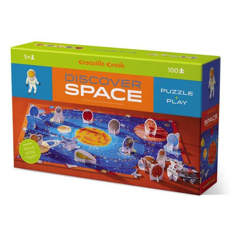 Crocodile Creek Discover Space 100pc Puzzle