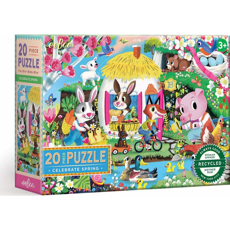 Eeboo Celebrating Spring Puzzle 20pc