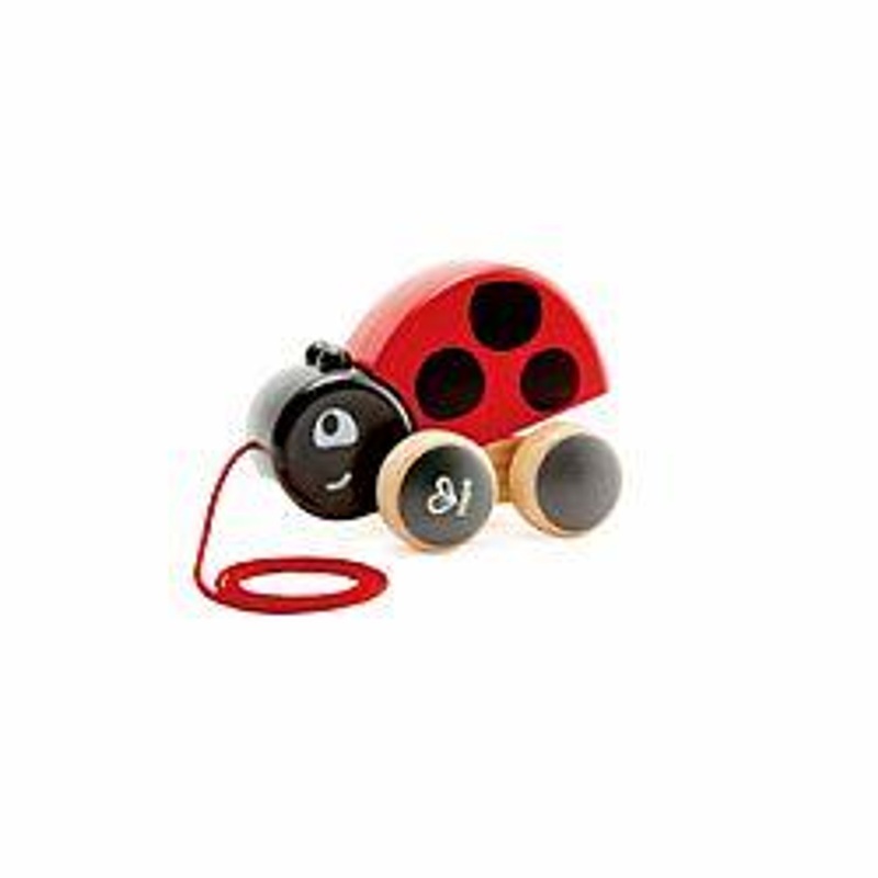 Hape International Ladybug Pull Along