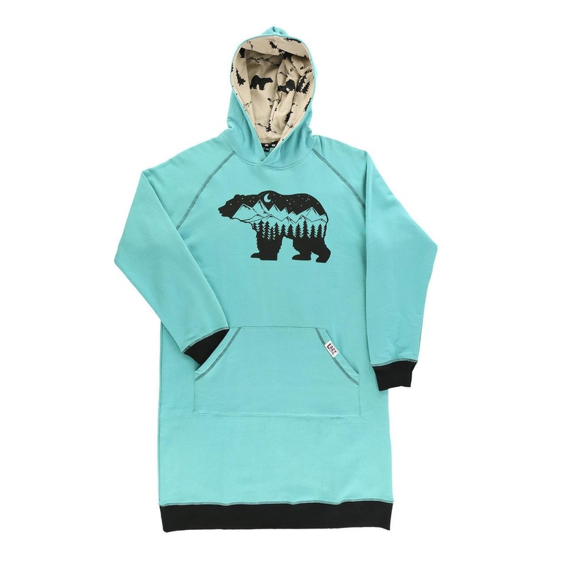 Lazy One Bear Scene Sleep Hoodie