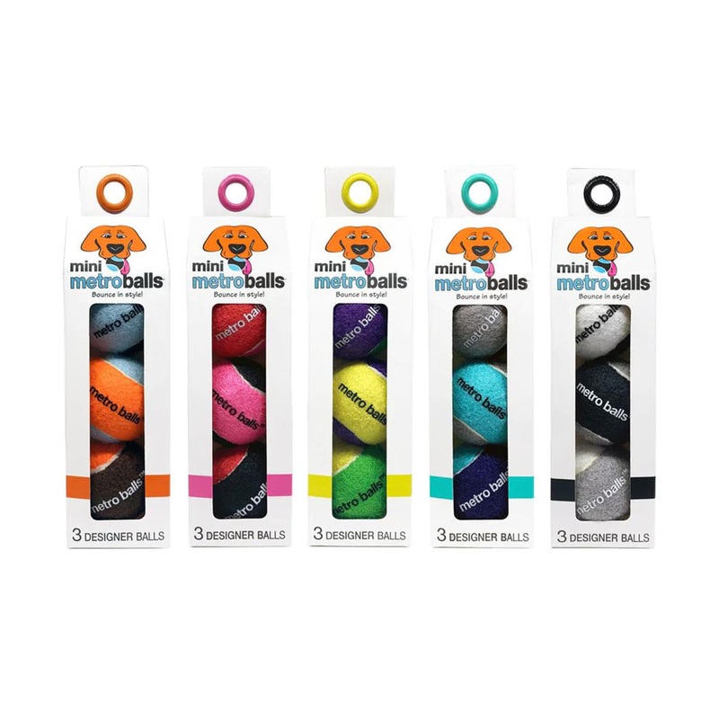 Metro Paws Mini Balls 3 Pack
