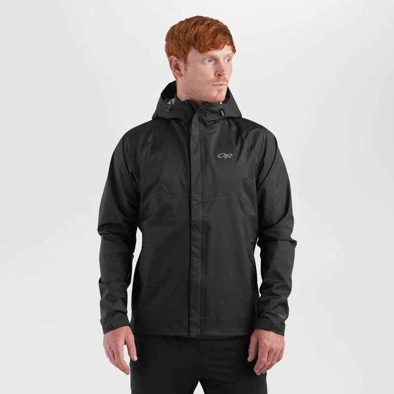 Outdoor Research Mens Apollo Rain Jacket Black