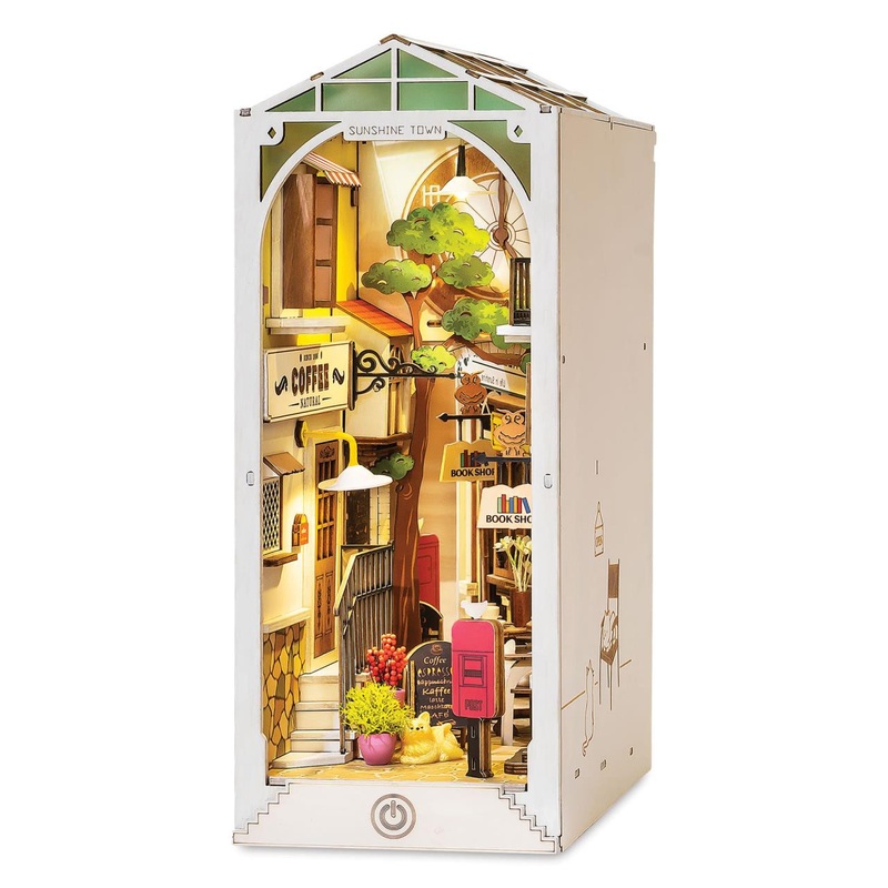 Hand Craft Us DIY Miniature Dollhouse Kit | Sunshine Town