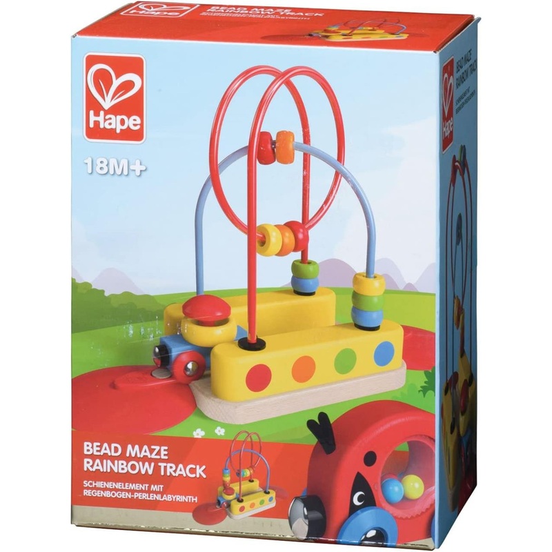 Hape International Bead Maze Rainbow Track