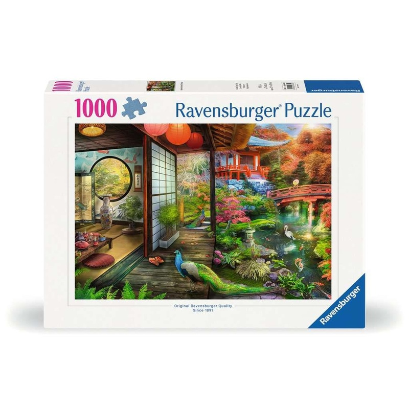 Ravensburger Kyoto Japanese Garden Teahouse – 1000 pc. Puzzle