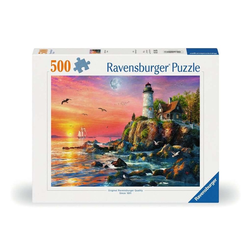 Ravensburger Lighthouse at Sunset – 500 pc. Puzzle