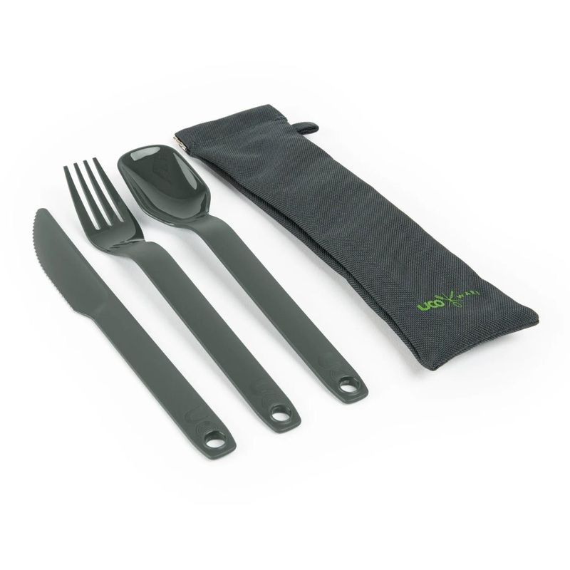 Uco Eco 3-Piece Everyday Utensil Set W/Case – Midnight Grey