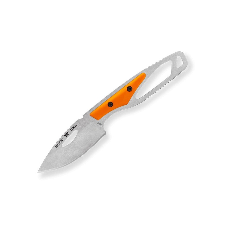 Buck Knives 630 PakLite Hide Knife – Orange Nylon