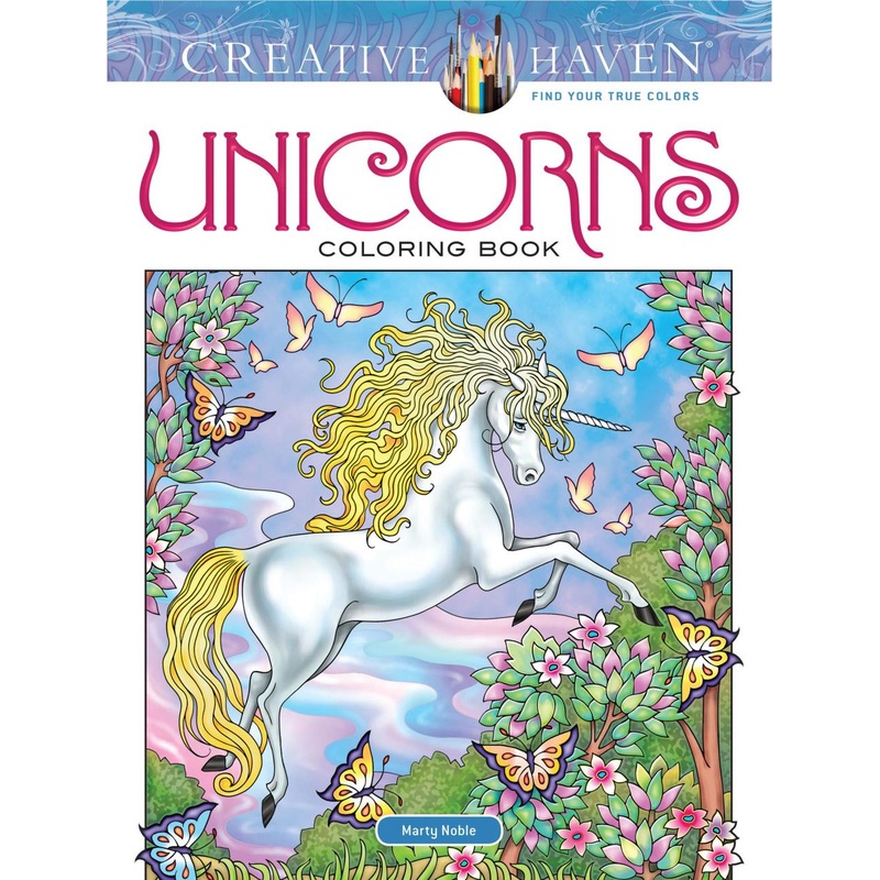 Dover Publications Unicorn Coloring Book