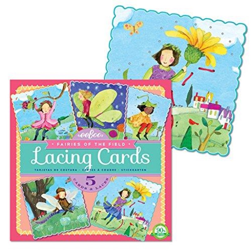 Eeboo Fairies Lacing Card