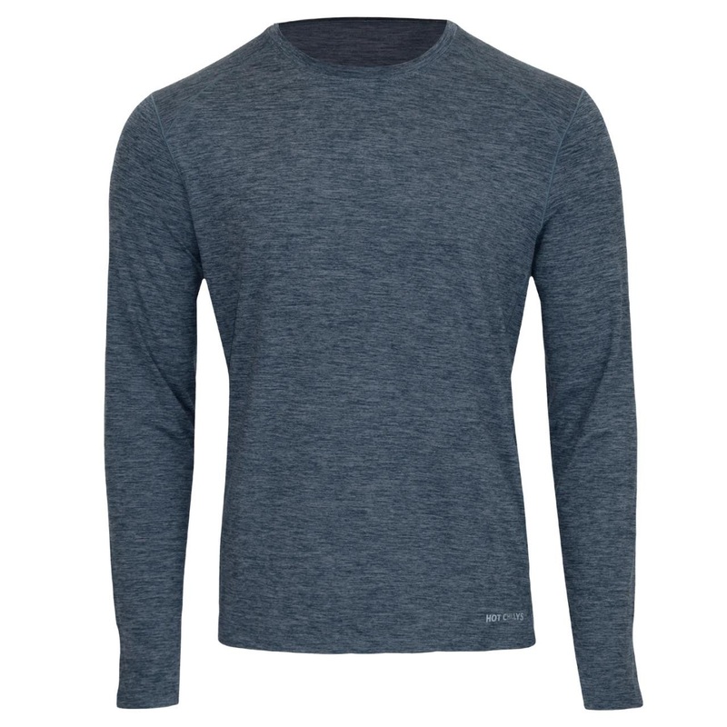 Hot Chillys Men’s Clima-Tek Crewneck – Nightfall Heather