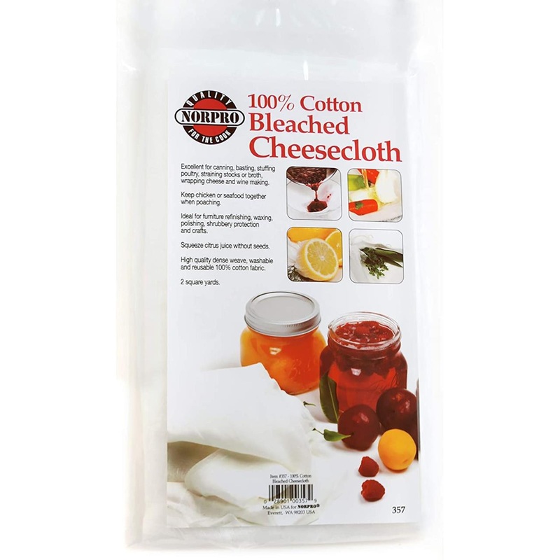 Norpro Inc Norpro Reusable Cheese Cloth – Cotton, 2 Sq. Yards