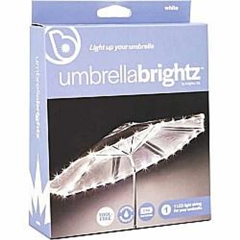 Brightz Umbrella LED Light String – White