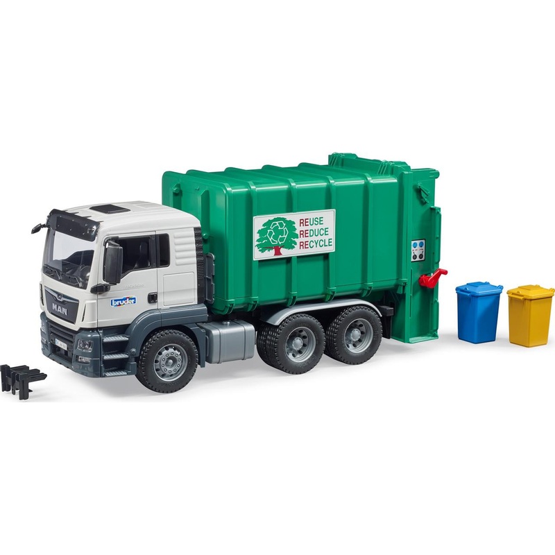 Bruder Man TGS Rear Loading Garbage Truck