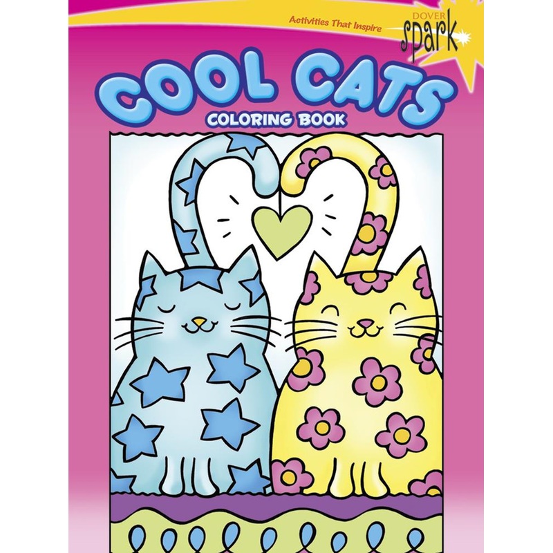 Dover Publications Cool Cat Coloring Book