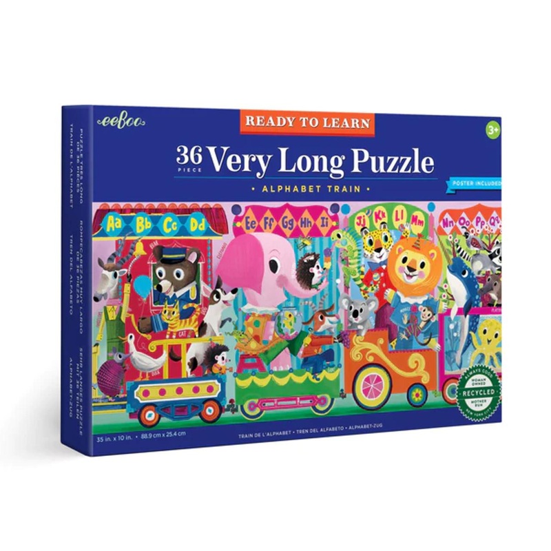 Eeboo Alphabet Train Puzzle 36pc