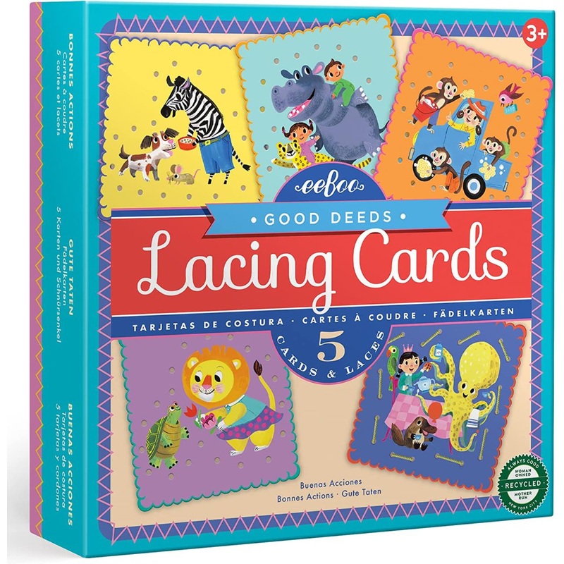 Eeboo Good Deeds Lacing Cards