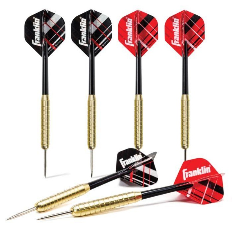 Franklin Sports 6 Pack Steel Tip Darts