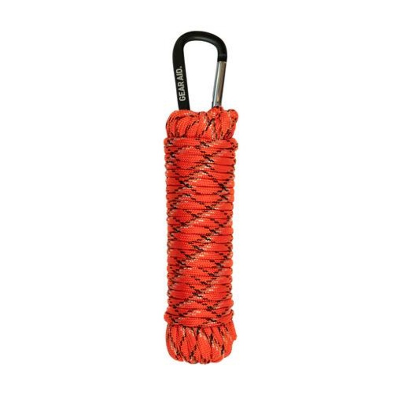 Gear Aid Inc. 30 ft Heavy-Duty 550 Paracord – Reflective Orange