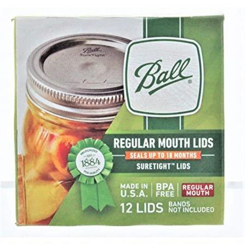 Jarden Consumer Prod Ball Regular Mouth Lids 12 Count