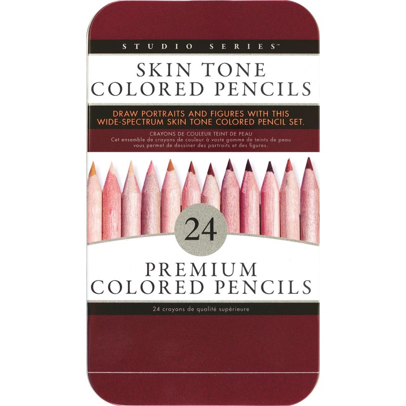 Peter Pauper Skin Tone Colored Pencils