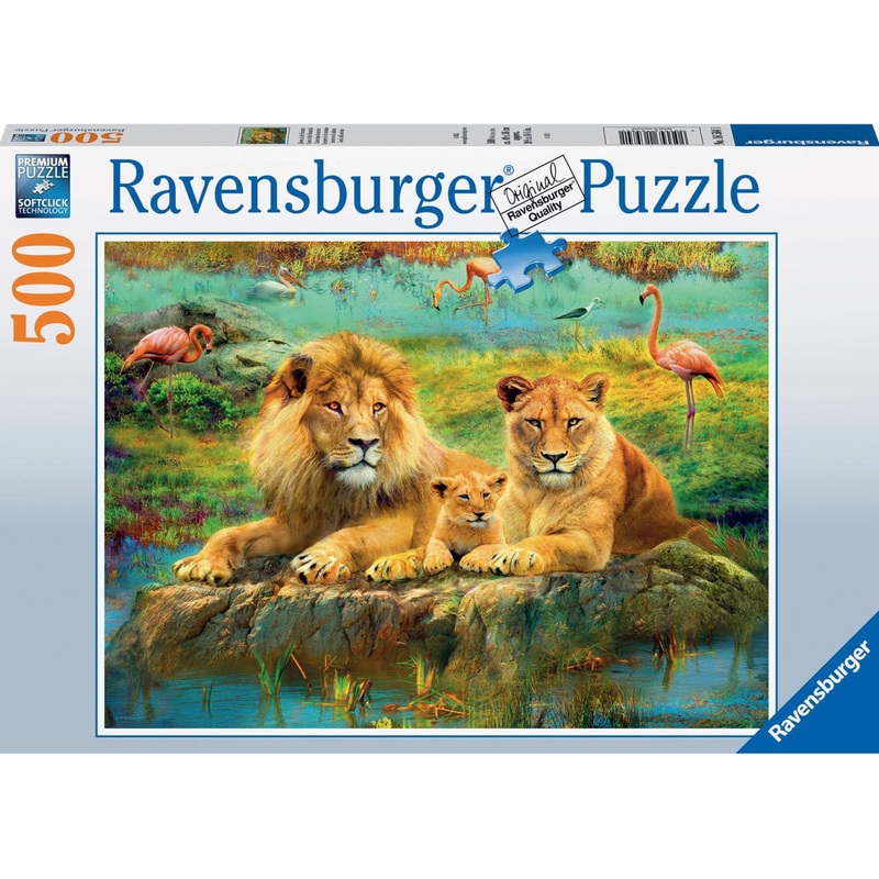Ravensburger Lions In The Savannah 500PC Puzzle