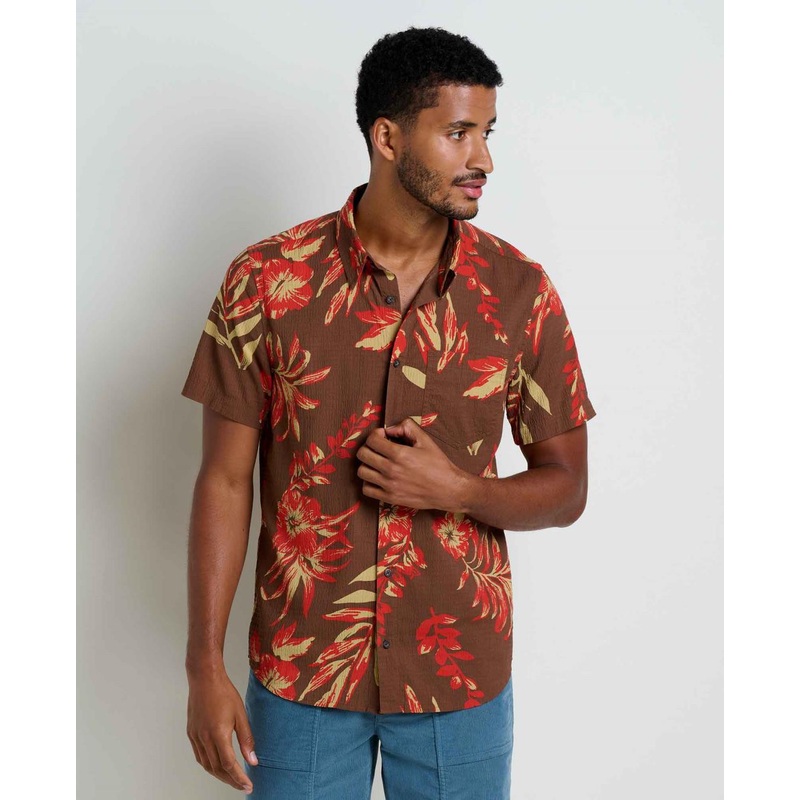 Toad & Co. Fletcher Short Sleeve Shirt – Partridge Hawaiian Print