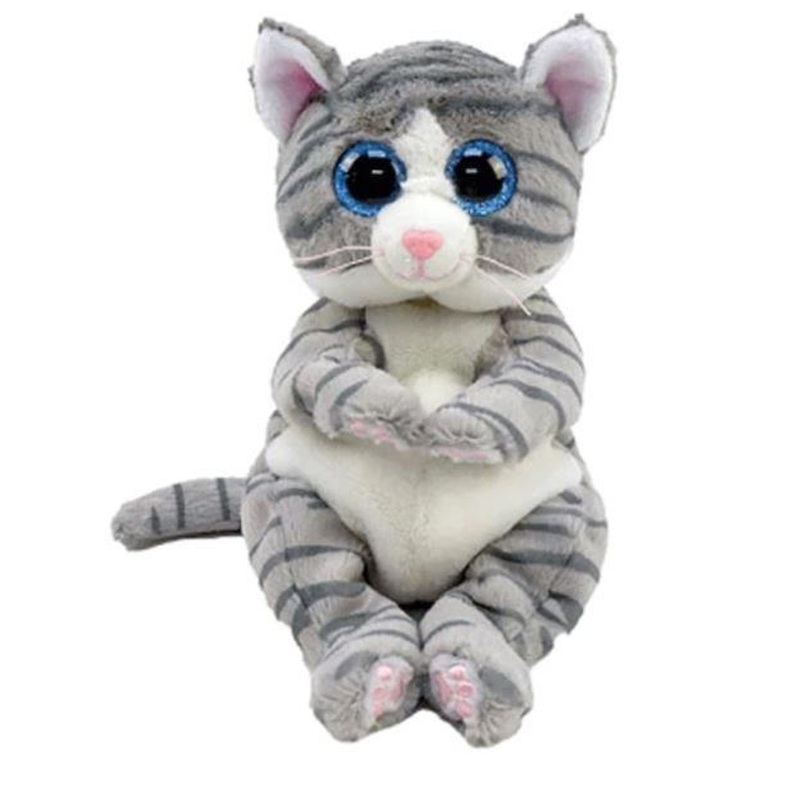 Ty Inc Mitzi the Grey Tabby Cat