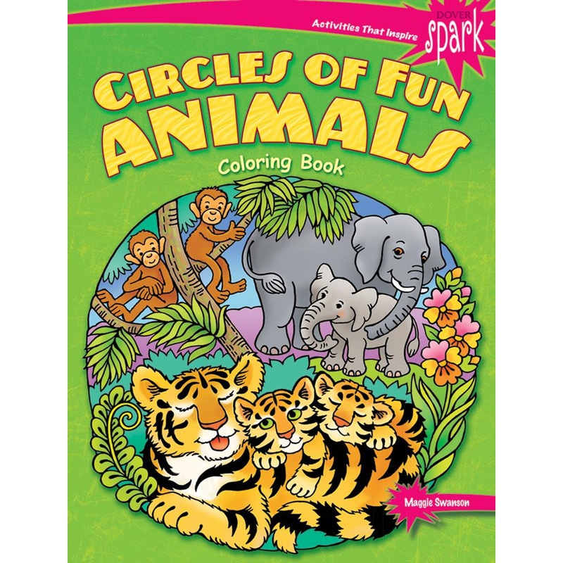 Dover Publications Circles Of Fun Animals Coloring Book