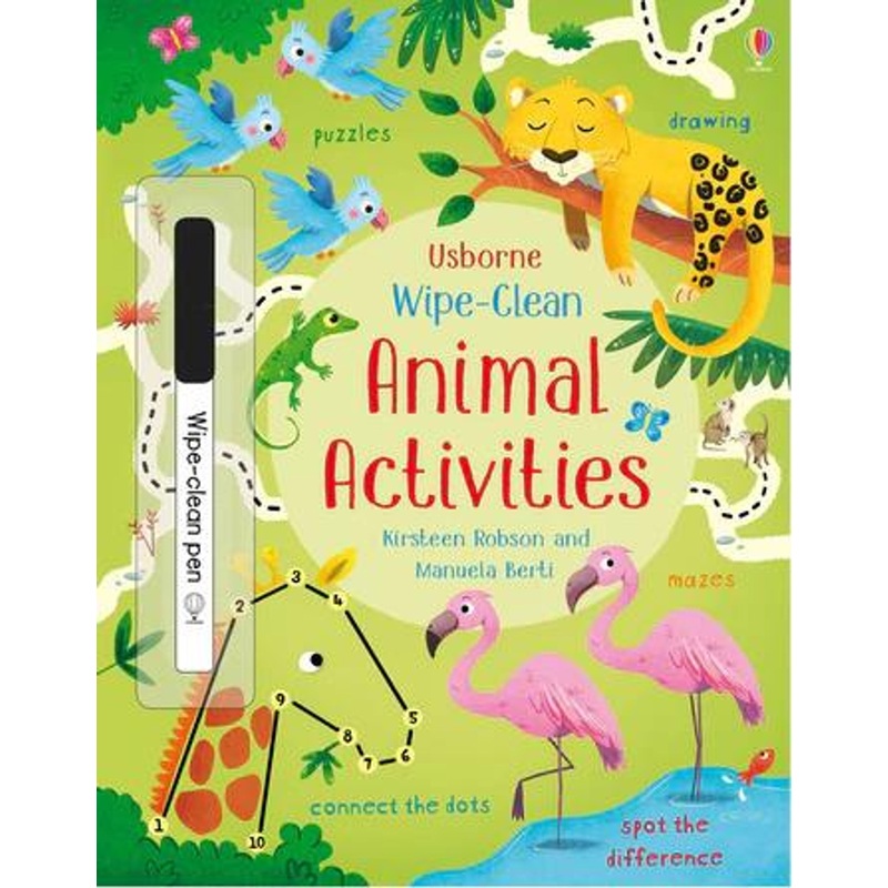Harper Collins Wipe-Clean Animal Activities