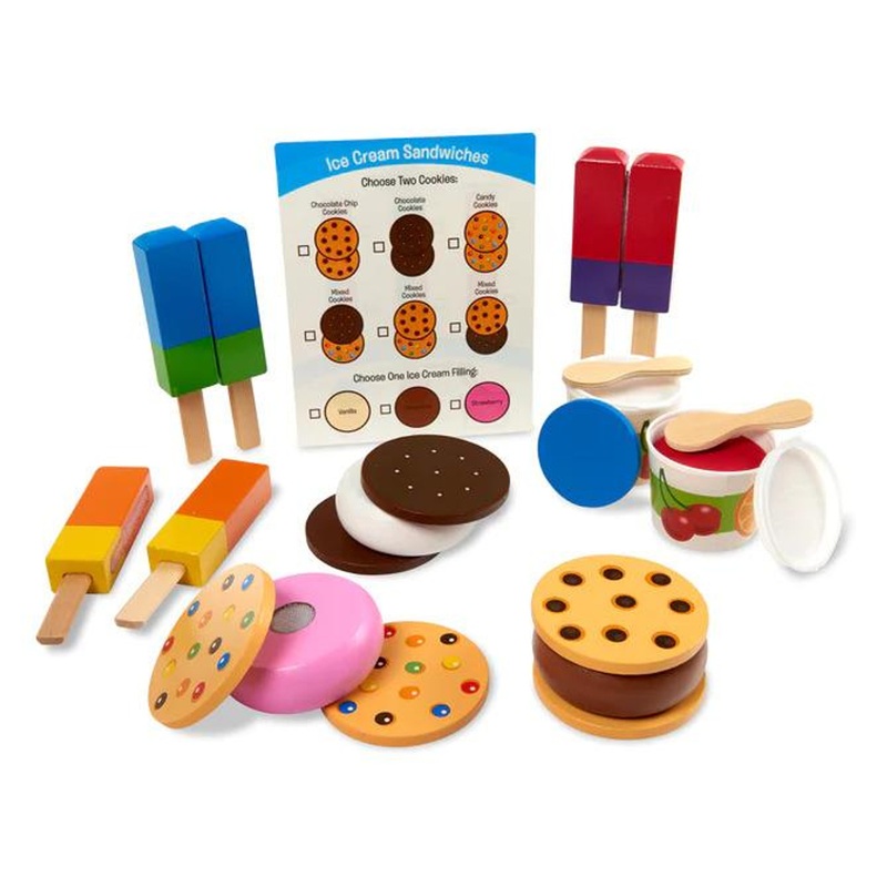 Mellissa & Doug Wooden Frozen Treats Play Set