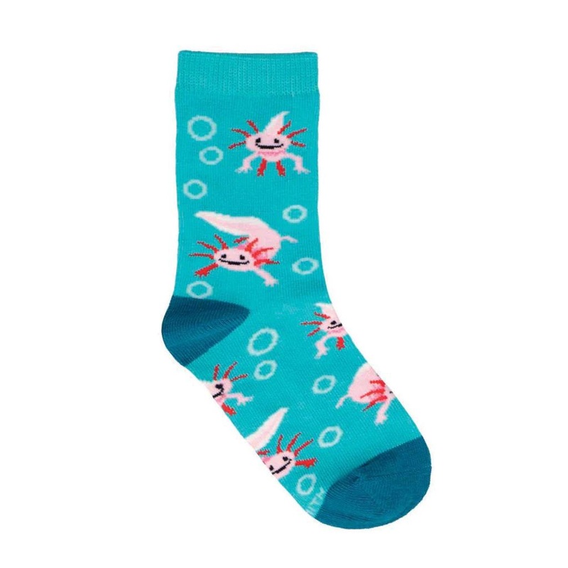 Socksmith Kid’s Awesome Axlotls Socks