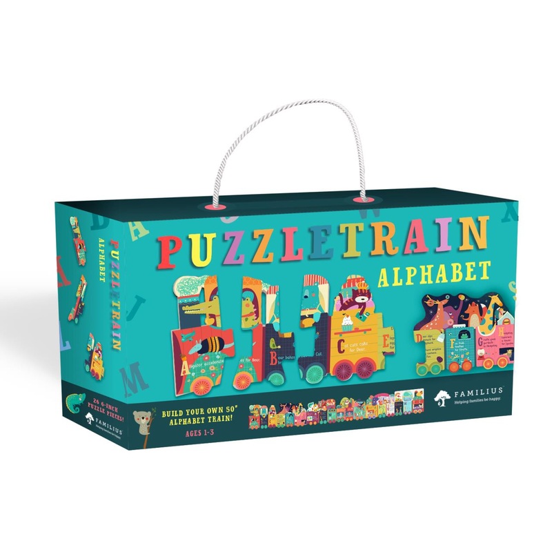 Workman Publishing PuzzleTrain Alphabet 26pc Puzzle