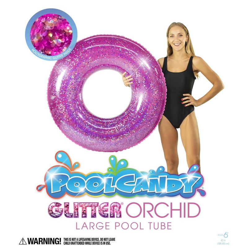B&d Group Orchid Glitter 42″ Pool Tube